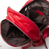 Женский кожаный рюкзак ALEX RAI 95517-9 red