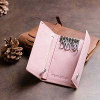 Женская кожаная ключница ST Leather 19227 Розовая