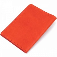 Кожаная обложка для паспорта GRANDE PELLE 11483 Красный