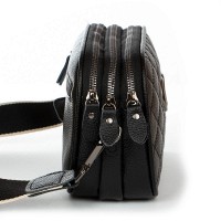 Молодежный клатч из кожи ALEX RAI 17001 black