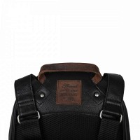 Мужской кожаный рюкзак Ashwood 4555 Black