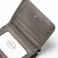 Женский кожаный кошелек Bright DR. BOND WS-403 gray