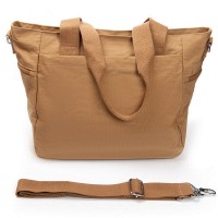 Летняя тканевая сумка Jielshi B118 yellow brown