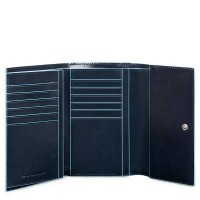 Кожаный кошелек Piquadro Blue Square (B2) PD4152B2R_BLU2