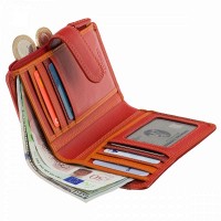 Женский кожаный кошелек Visconti RB97 Red Multi