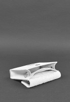 Женская кожаная поясная сумка/кроссбоди BlankNote Mini белая BN-BAG-38-2-LIGHT