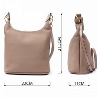 Молодежная женская кожаная сумка через плечо Vintage 22629 