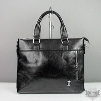 Портфель модерн из кожзама мужской Fashion черный