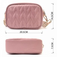 Молодежная женская кожаная сумка через плечо Vintage 22614 