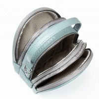Молодежный клатч из кожи ALEX RAI F-5501 blue