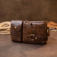 Мужская кожаная сумка на пояс Vintage 20401