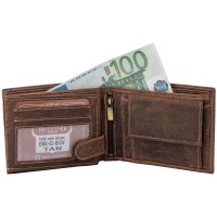 Портмоне мужское кожаное DNK LEATHER DNK-02-BAW-TAN