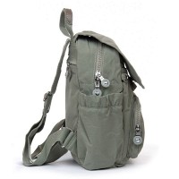 Женский тканевый рюкзак Jielshi 9381 d.green