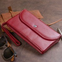 Женский кожаный клатч ST Leather 19318 Бордовый