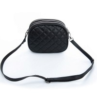 Женский молодежный кожаный клатч ALEX RAI 60065 black