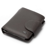 Женский кожаный кошелек Bright DR. BOND WS-415-1 gray