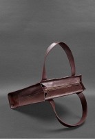 Женский кожаный шоппер Бэтси бордовая краст BN-BAG-10-VIN