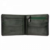 Мужской  кожаный кошелек Visconti AT63 Roland c RFID (Burnish Green)