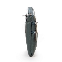 Женская кожаная косметичка-ключница Cosmetic A-00141 blue