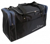 Сумка дорожная 60 л Wallaby 430-8 черная с серым
