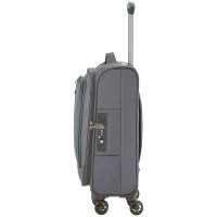 Чемодан на 4 колесах серый Travelite Crosslite