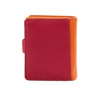 Женский кожаный кошелек Visconti RB40 Bali c RFID (Orange Multi)