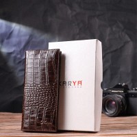 Мужской кожаный кошелек KARYA 21434 