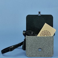 Бохо-сумка BlankNote «Лилу» фетр+кожа bn-bag-3-felt-g
