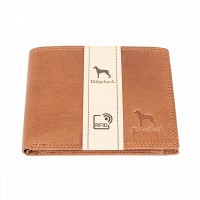 Кожаный мужской кошелек Ridgeback JBNC39MN Tan (Рыжий)