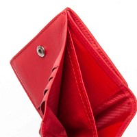 Женский кожаный кошелек Bright DR. BOND WS-219 red