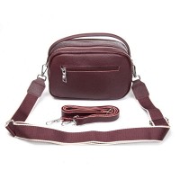 Женская замшевая сумка ALEX RAI 99126 bordo