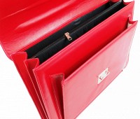 Женский портфель из эко кожи AMO SST09 красный