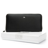 Женский кожаный кошелек Bright DR. BOND W201 black