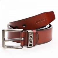 Мужской кожаный ремень DS-3748 light-brown