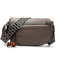 Женская кожаная сумка классическая ALEX RAI 93038 khaki