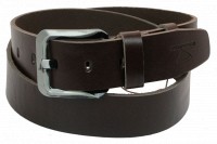 Мужской кожаный ремень под джинсы Skipper 1151-45 темно-коричневый