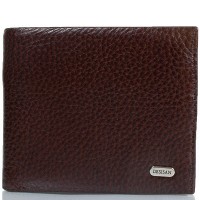 Коричневое мужское кожаное портмоне DESISAN SHI0723-019