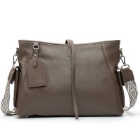 Женская кожаная сумка классическая ALEX RAI 91008-9 khaki