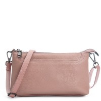 Женский молодежный кожаный клатч ALEX RAI 3092 pink