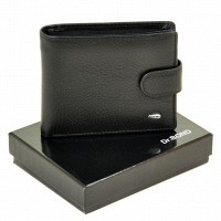 Мужской бумажник из кожи Dr.Bond M4 black