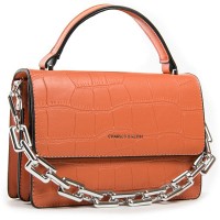 Женская сумочка из кожезаменителя FASHION 04-02 9878 orange