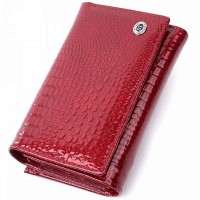 Женский лаковый кожаный кошелек ST Leather 22708 