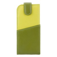 Футляр для очков из кожи Visconti RB106 (Lime Multi)