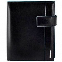 Кожаный черный органайзер Piquadro Blue Square (AG1075B2_N)