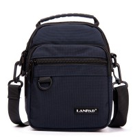 Мужская небольшая сумка через плечо и пояс Lanpad 82078 blue