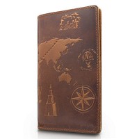 Кожаное портмоне Hi Art 7 wonders of the world PB-01-C18-1148-T002