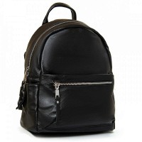 Женская кожаный рюкзак ALEX RAI 8635-9 black