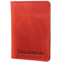 Кожаная обложка для документов DNK LEATHER dnk-minidoc-fileh-colh