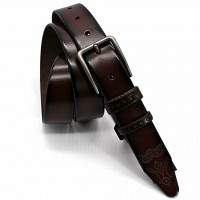 Мужской кожаный ремень TARWA A13565-08