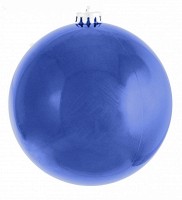 Шар на елку синий глянец Новогодько d-25 972681